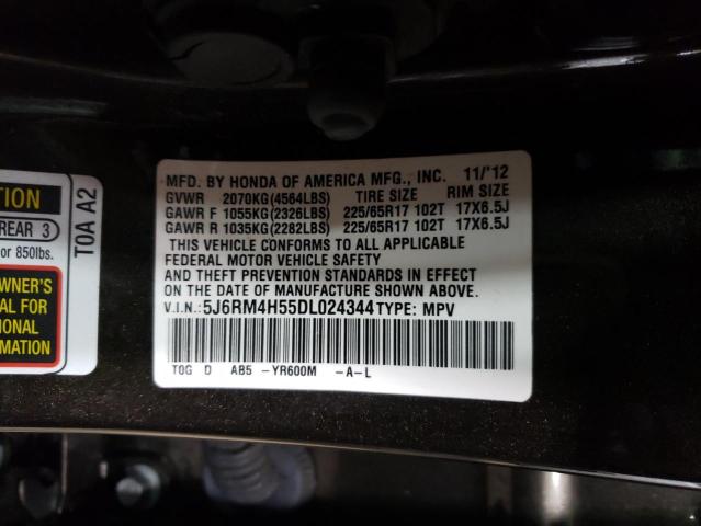 Photo 11 VIN: 5J6RM4H55DL024344 - HONDA CRV 