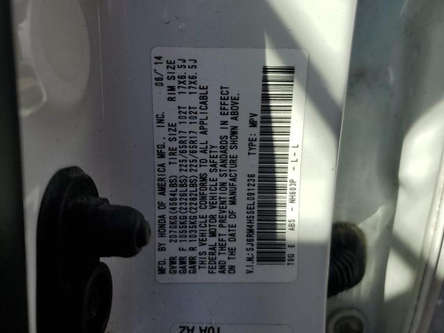 Photo 13 VIN: 5J6RM4H55EL091236 - HONDA CR-V EX 