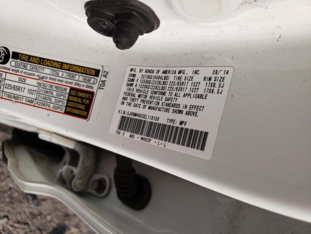 Photo 11 VIN: 5J6RM4H55EL118158 - HONDA CR-V EX 