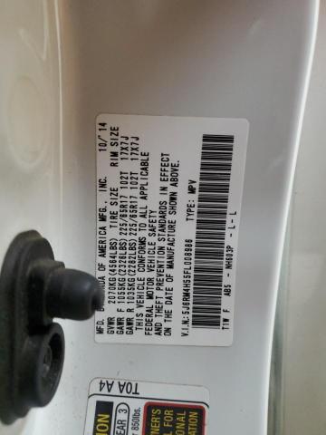 Photo 12 VIN: 5J6RM4H55FL008986 - HONDA CR-V EX 