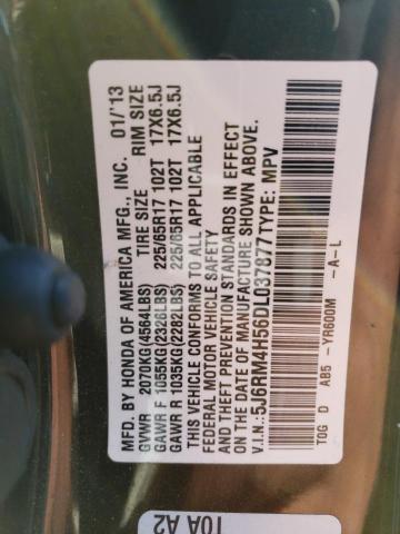 Photo 13 VIN: 5J6RM4H56DL037877 - HONDA CRV 