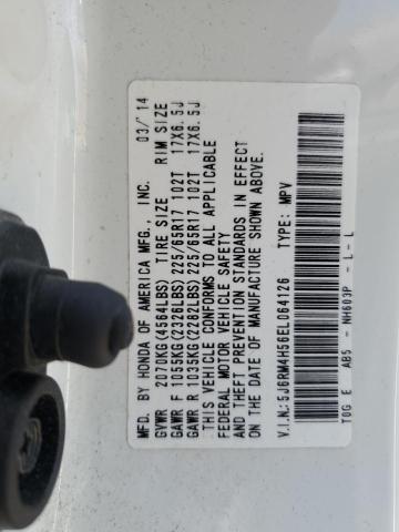 Photo 12 VIN: 5J6RM4H56EL064126 - HONDA CR-V EX 