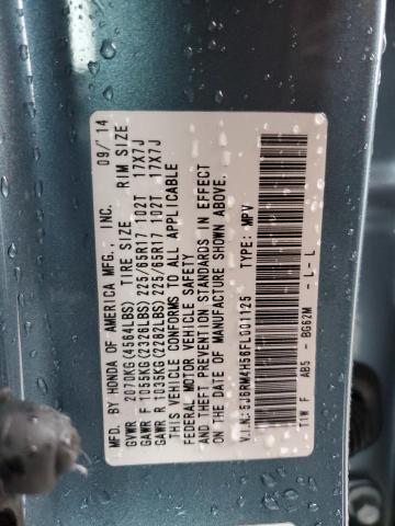 Photo 11 VIN: 5J6RM4H56FL001125 - HONDA CR-V EX 