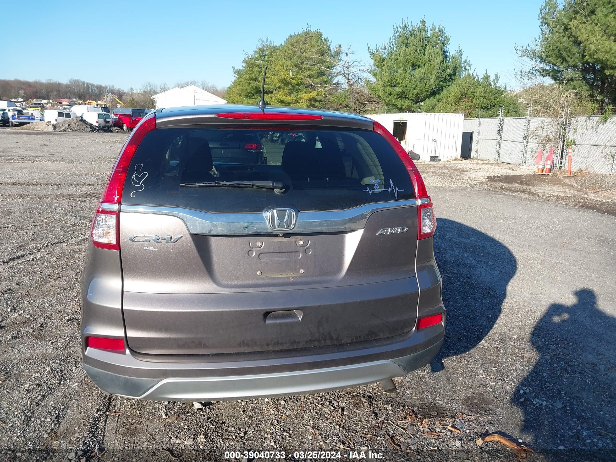 Photo 15 VIN: 5J6RM4H56FL008317 - HONDA CR-V 