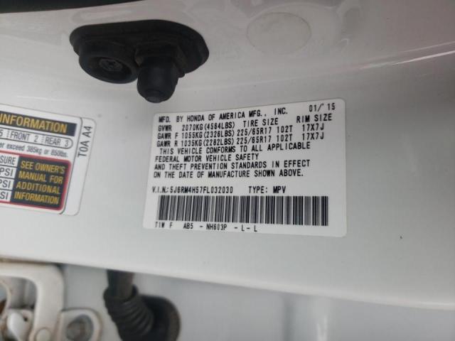 Photo 9 VIN: 5J6RM4H57FL032030 - HONDA CR-V EX 