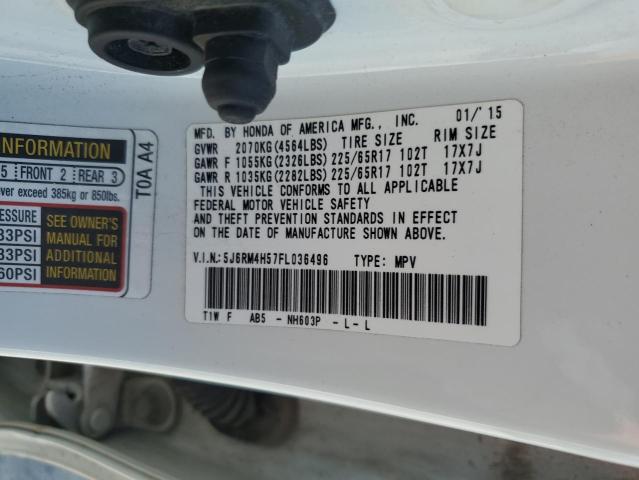 Photo 12 VIN: 5J6RM4H57FL036496 - HONDA CRV 