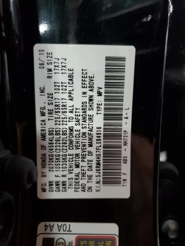 Photo 12 VIN: 5J6RM4H57FL094916 - HONDA CRV 