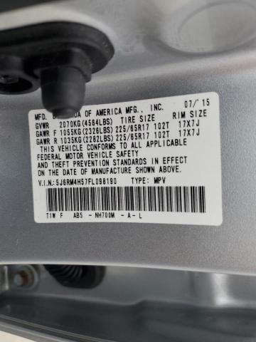 Photo 12 VIN: 5J6RM4H57FL098190 - HONDA CR-V EX 