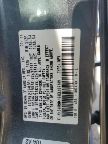 Photo 11 VIN: 5J6RM4H58EL097189 - HONDA CRV 