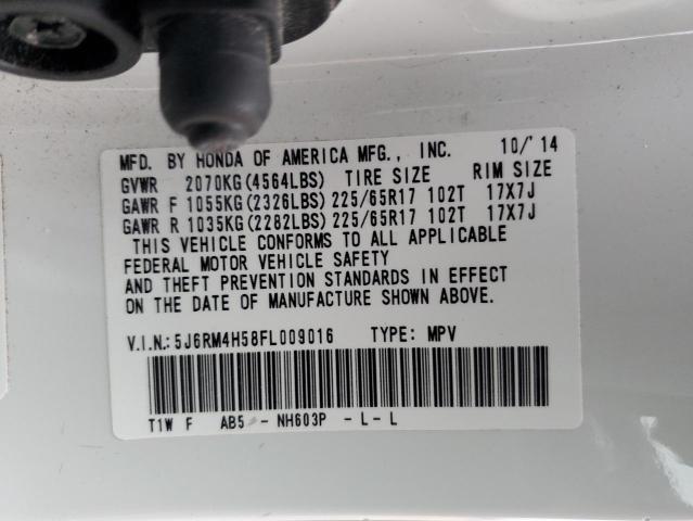 Photo 13 VIN: 5J6RM4H58FL009016 - HONDA CRV 