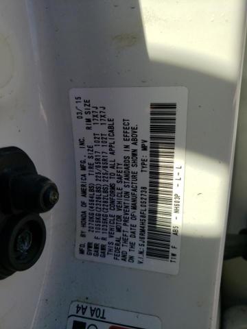 Photo 9 VIN: 5J6RM4H58FL052738 - HONDA CR-V EX 