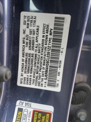 Photo 12 VIN: 5J6RM4H59CL039122 - HONDA CRV 