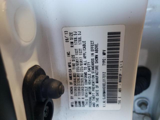 Photo 9 VIN: 5J6RM4H59EL017012 - HONDA CR-V EX 