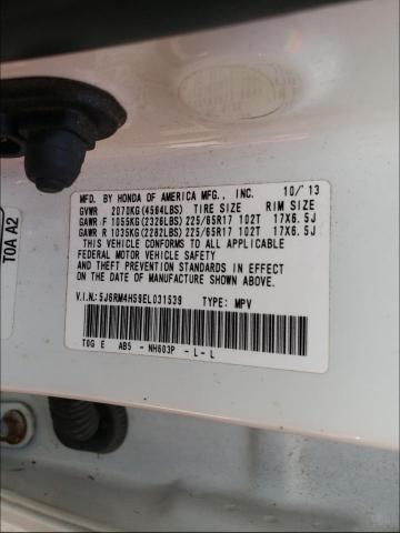 Photo 9 VIN: 5J6RM4H59EL031539 - HONDA CR-V EX 