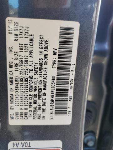 Photo 13 VIN: 5J6RM4H59FL035480 - HONDA CR-V EX 