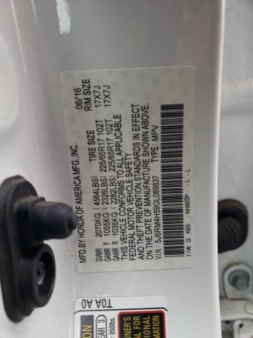 Photo 13 VIN: 5J6RM4H59GL089637 - HONDA CRV 