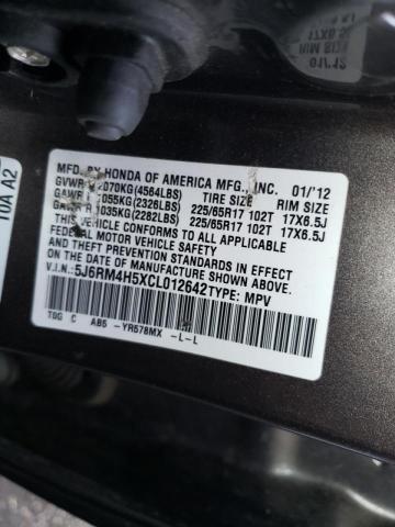 Photo 9 VIN: 5J6RM4H5XCL012642 - HONDA CR-V EX 