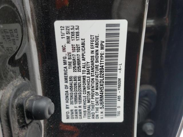 Photo 9 VIN: 5J6RM4H5XDL028941 - HONDA CR-V EX 