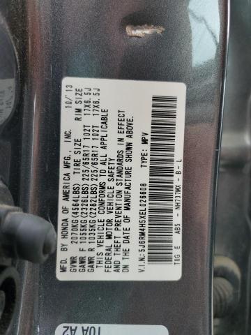 Photo 13 VIN: 5J6RM4H5XEL026608 - HONDA CR-V EX 