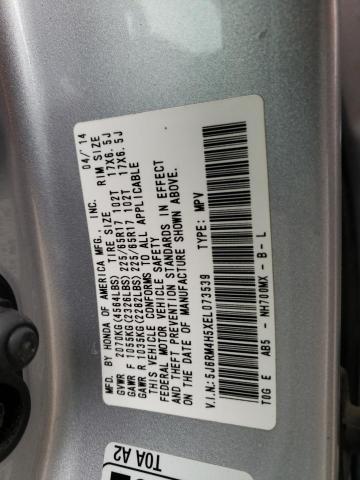 Photo 11 VIN: 5J6RM4H5XEL073539 - HONDA CRV 