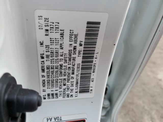 Photo 12 VIN: 5J6RM4H71FL103935 - HONDA CR-V EXL 