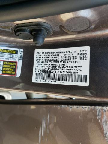 Photo 12 VIN: 5J6RM4H72DL051275 - HONDA CR-V EXL 