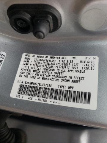 Photo 9 VIN: 5J6RM4H72EL052590 - HONDA CR-V EXL 