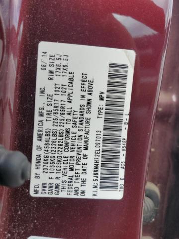 Photo 13 VIN: 5J6RM4H72EL097013 - HONDA CRV 