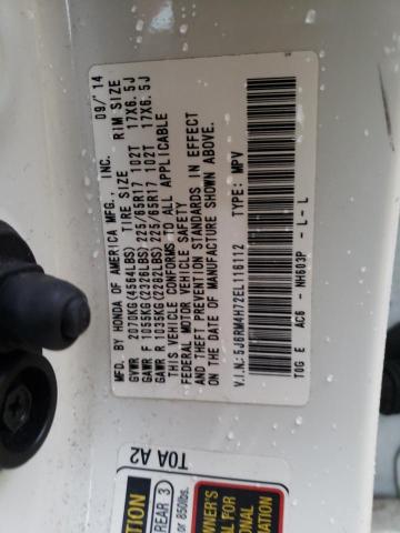 Photo 12 VIN: 5J6RM4H72EL116112 - HONDA CR-V EXL 