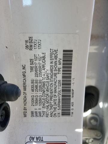 Photo 12 VIN: 5J6RM4H72GL112256 - HONDA CRV 