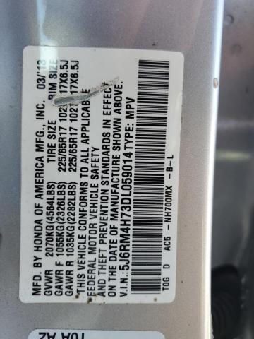 Photo 12 VIN: 5J6RM4H73DL059014 - HONDA CR-V EXL 