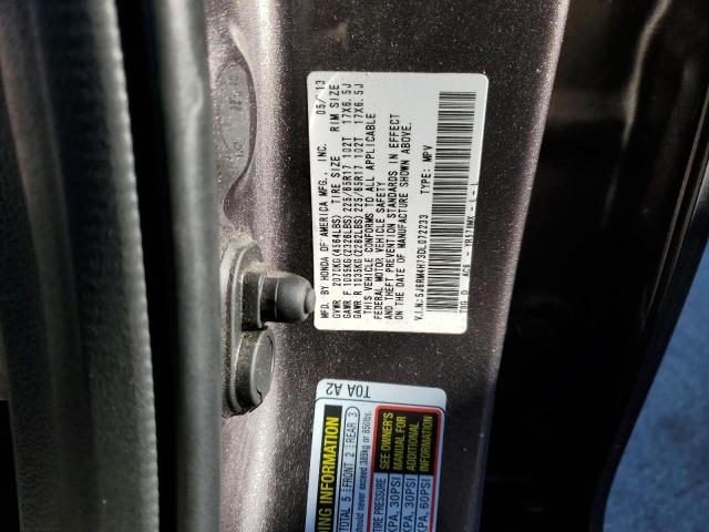 Photo 12 VIN: 5J6RM4H73DL072233 - HONDA CRV 