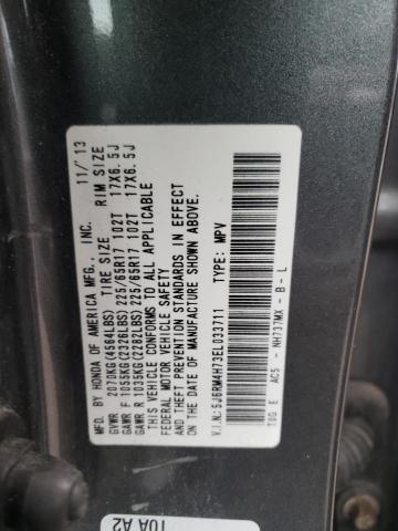 Photo 11 VIN: 5J6RM4H73EL033711 - HONDA CRV 