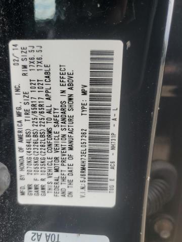 Photo 12 VIN: 5J6RM4H73EL057362 - HONDA CR-V EXL 