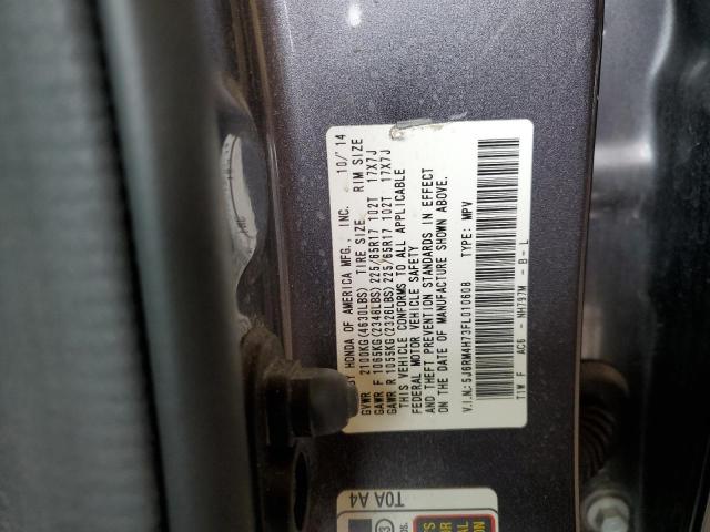 Photo 11 VIN: 5J6RM4H73FL010608 - HONDA CR-V EXL 