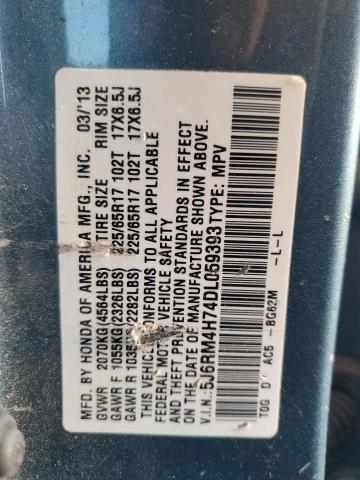 Photo 12 VIN: 5J6RM4H74DL059393 - HONDA CRV 