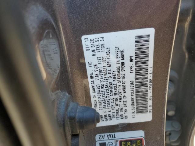 Photo 13 VIN: 5J6RM4H74DL085380 - HONDA CR-V EXL 