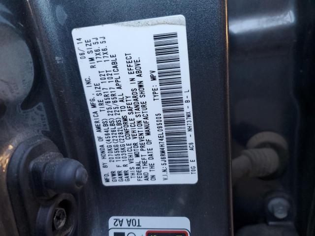 Photo 12 VIN: 5J6RM4H74EL095005 - HONDA CRV 