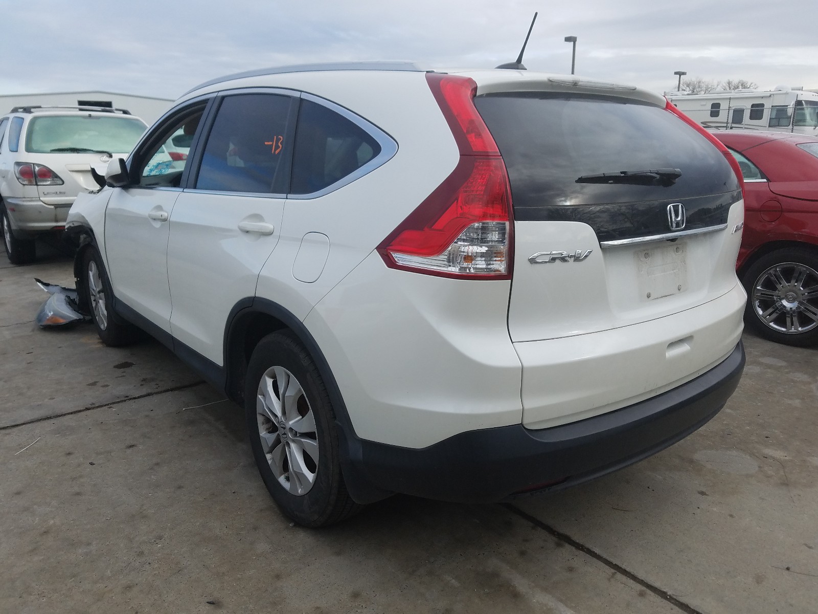 Photo 2 VIN: 5J6RM4H75DL014947 - HONDA CR-V EXL 