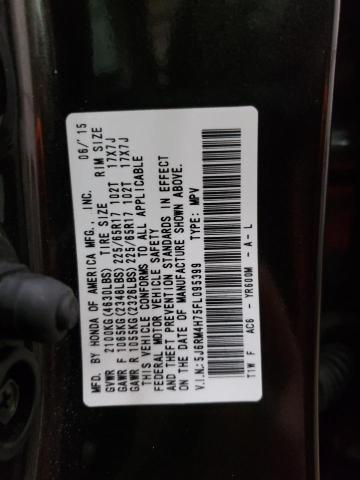 Photo 12 VIN: 5J6RM4H75FL095399 - HONDA CRV 