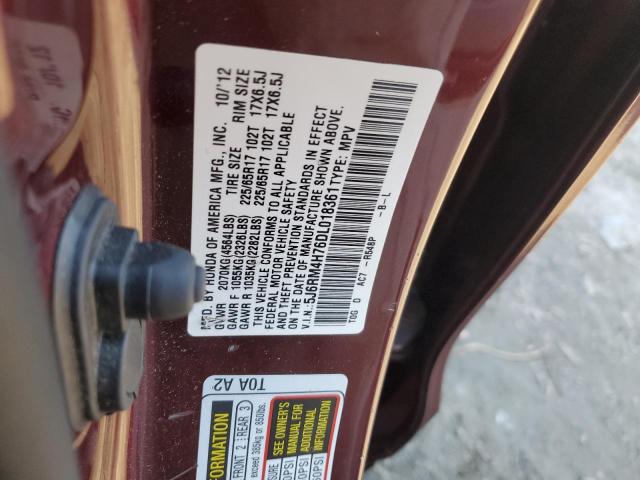 Photo 11 VIN: 5J6RM4H76DL018361 - HONDA CRV 