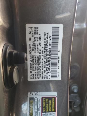 Photo 9 VIN: 5J6RM4H76DL030283 - HONDA CR-V EXL 