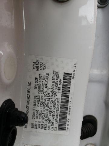 Photo 11 VIN: 5J6RM4H76GL015772 - HONDA CR-V EXL 