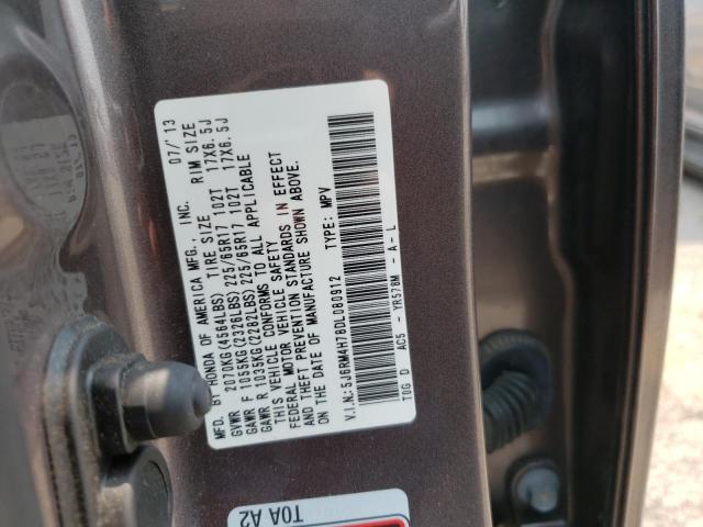 Photo 12 VIN: 5J6RM4H78DL080912 - HONDA CR-V EXL 