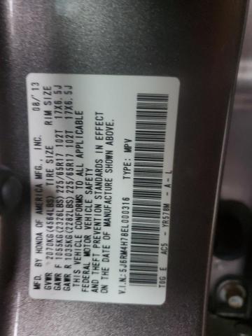 Photo 13 VIN: 5J6RM4H78EL000316 - HONDA CRV 