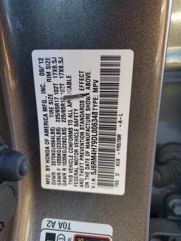 Photo 12 VIN: 5J6RM4H79DL006348 - HONDA CR-V EXL 