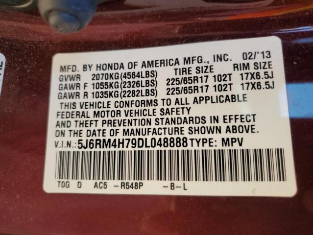 Photo 12 VIN: 5J6RM4H79DL048888 - HONDA CRV 