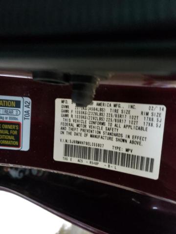 Photo 9 VIN: 5J6RM4H79EL055907 - HONDA CR-V EXL 