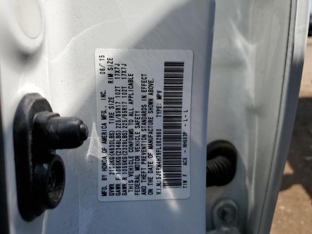 Photo 12 VIN: 5J6RM4H79FL092960 - HONDA CR-V EXL 