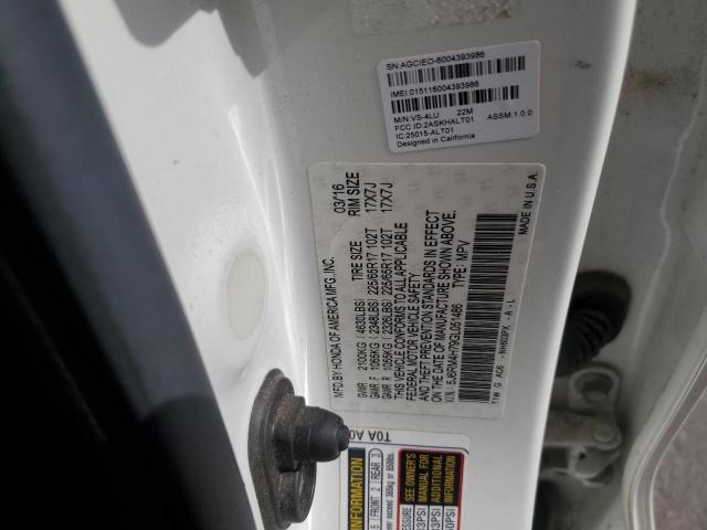 Photo 13 VIN: 5J6RM4H79GL051486 - HONDA CR-V EXL 